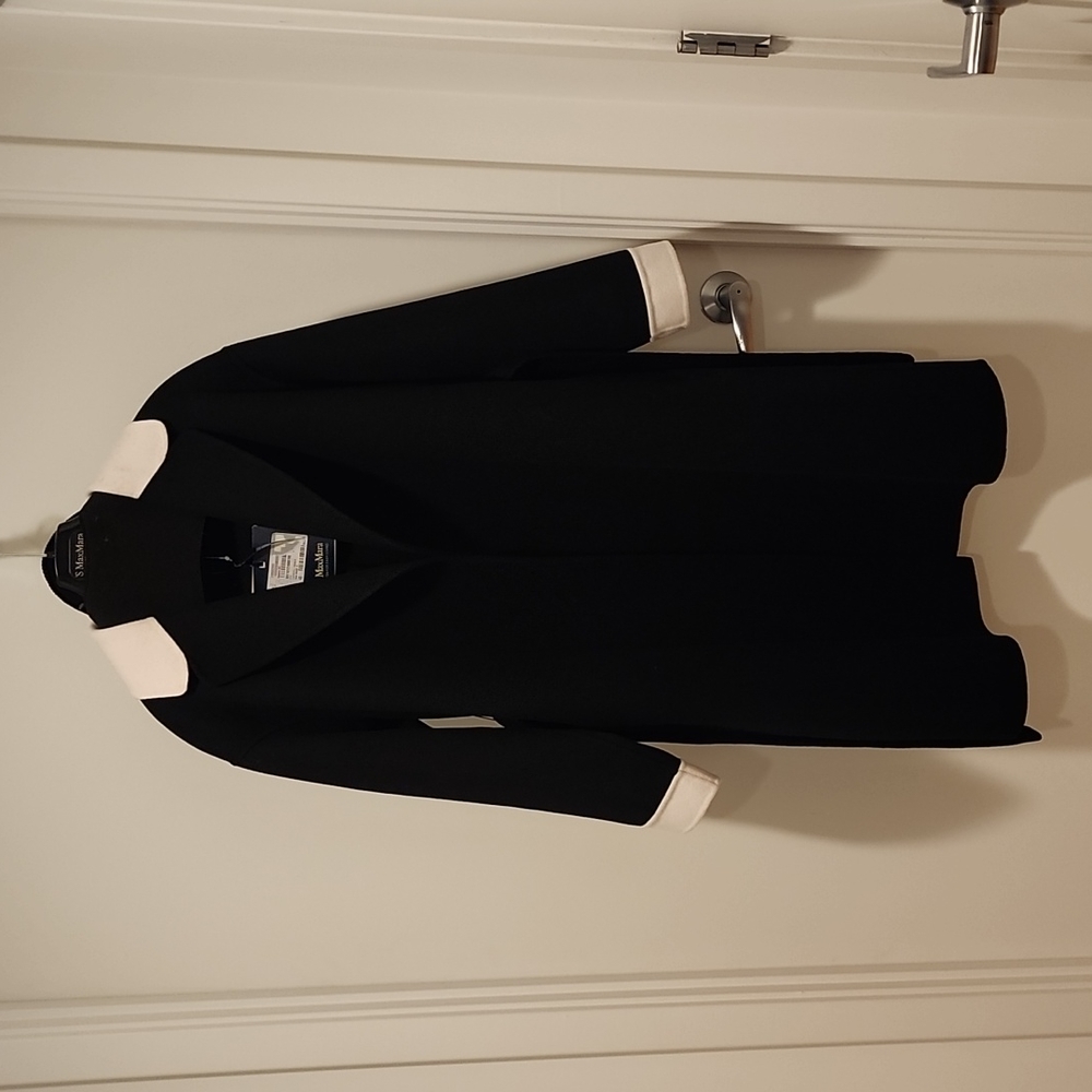['S Max Mara] MaxMara New w/ Tag, Never Worn, Wool Belted Coat, US 6